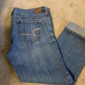 American Eagle Artist Capri jeans. Size 10